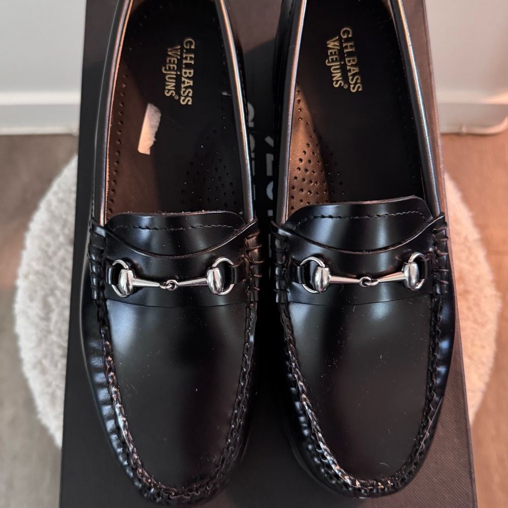 G.H. Bass & Co. Women’s Black Leather Loafers